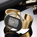 Rachel Contemporary Circle Quartz Watch med justerbar rem