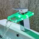 LumiFlow - LED vandfaldshane med temperaturindikator