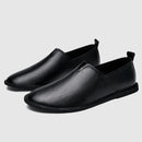 Elegante læderloafers med sofistikeret stil