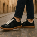 Herre Sneakers Med Rund Tå Og Snørebånd