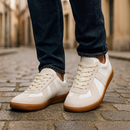 Herre Sneakers Med Rund Tå Og Snørebånd