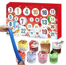 FestiSlime - 2026 Slime Julekalender med 24 Unikke Slime Beholdere