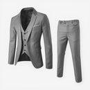Oliver - 3 delt Langærmet Jakkesæt med Blazer Slim Fit