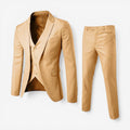 Oliver - 3 delt Langærmet Jakkesæt med Blazer Slim Fit