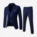 Oliver - 3 delt Langærmet Jakkesæt med Blazer Slim Fit