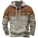 Jonathan hættetrøje med etnisk mønster