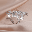 HeartBond - Justerbar ring med specialindgravering af op