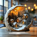Yuleboheme - Akryl Boho Juledekoration til Bord og Vindue