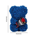 TeddyBliss - Yndig bamse med blomsterdetaljer i blødt plys