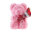 TeddyBliss - Yndig bamse med blomsterdetaljer i blødt plys