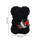 TeddyBliss - Yndig bamse med blomsterdetaljer i blødt plys