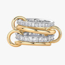 Nora – Stabelbar ring med tofarvet finish
