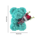 TeddyBliss - Yndig bamse med blomsterdetaljer i blødt plys