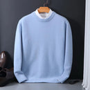Benjamin sweater med rund hals og ribdetaljer
