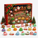 Tactivent - Squishy sanselegetøj julekalender med 24 overraskelser