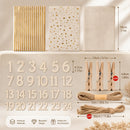 PouchNest - Adventskalender med 24 nummererede stofposer