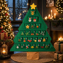 Treetreat - Adventskalender i juletræsform med 24 rum