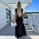 Amelia - Ærmeløs Jumpsuit med V-hals