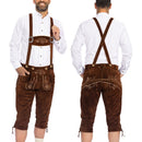 Traditionelt bayersk Oktoberfest-sæt med autentiske shorts