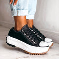 Lana - Løft din komfort med stilfulde snøresneakers