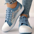 Luna - Dame sneakers med justerbar snørelukning