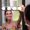 Bærbar LED-makeuplampe med justerbar lysstyrke