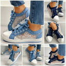 Luna - Dame sneakers med justerbar snørelukning