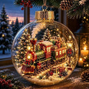 SantaScape - LED Julepynt med Miniature Julelandskab