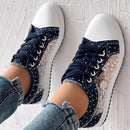 Luna - Dame sneakers med justerbar snørelukning