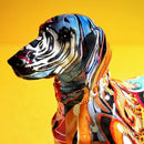 PupSculpt - Kunstnerisk gravhund-skulptur i dekorativt