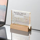 ElementGlow - Oplyst periodisk systemdisplay med 83 rigtige