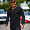 Remi - Figursyet pullover med rund hals