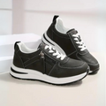 Harper - Sporty sneakers med lynlåsdetaljer og slidstærk sål