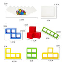 StackMaster - 3D tetra puslespil med 16 ABS-klodser