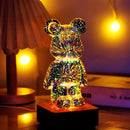 GlowBear - 3D LED bjørnelampe med 7 farver