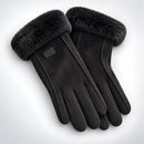 Warmdex - Vinterhandsker med syntetisk shearlingfor og touchscreen-kompatible fingerspidser