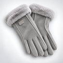 Warmdex - Vinterhandsker med syntetisk shearlingfor og touchscreen-kompatible fingerspidser