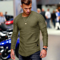 Matthias -Slim-fit sweatshirt med rund hals