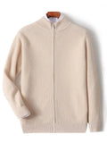Ethan cardigan i merinould og kashmir