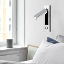 NovaGlow - LED-væglampe med udtrækkelig tænd/sluk-kontakt