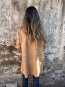 Lyra - Lang cardigan med revers