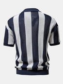 Delmar - Åndbar poloshirt med korte ærmer og V-hals