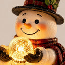 LumiSnowman - Solcelledrevet Snemand Have Lys med LED Belysning