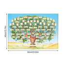 Stamtræ kort DIY på papir