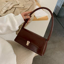 Cressida - Vintage skuldertaske med gyldne detaljer