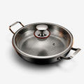 TitanCrest - Titanium Pande med Traditionel Hamret Finish
