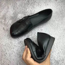 Yamina - Stilfulde slip-on sko med knude detalje og lav
