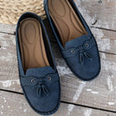 Sophia - Klassiske slip-on loafers med kvastdetaljer