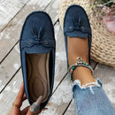 Sophia - Klassiske slip-on loafers med kvastdetaljer