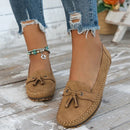 Sophia - Klassiske slip-on loafers med kvastdetaljer
